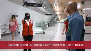 Masks a must | OC Transpo return to service