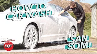 HOW TO WASH YOUR CAR | SANSOM Maintenance Detail | Jaguar XF transformation car wash
