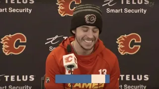 Johnny Gaudreau really said THIS!? (Postgame)