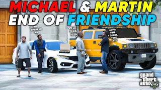 MICHAEL ENDED HIS FRIENDSHIP WITH MARTIN |  GTA 5 | Real Life Mods #485 | URDU |