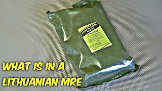 Tasting Lithuanian Military MRE (Meal Ready to Eat)