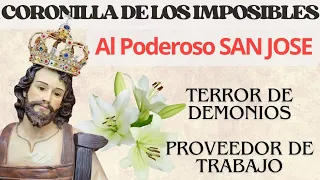 CORONILLA DE LOS IMPOSIBLES AL PODEROSO SAN JOSE