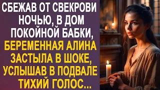 Сбежав от свекрови в старый бабушкин дом, Алина застыла в шоке, услышав в подвале тихий голос...