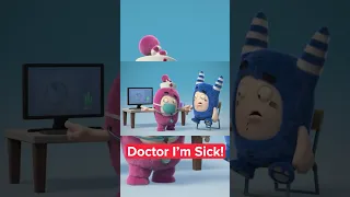 Doctor, I'm Sick #shorts #funny #oddbods  #cartoon