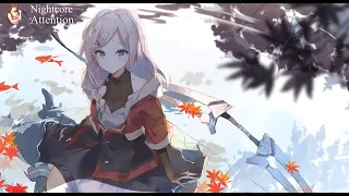 Nightcore - Attention - French Version - Lyrics - Sara'h