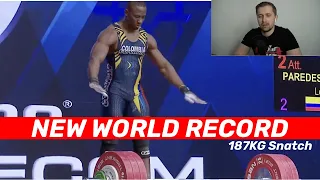 [ NEW WORLD RECORD ] 187kg Snatch | Paredes Montano
