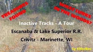 Escanaba & Lake Superior Railroad - A Tour of the Inactive Line from Crivitz to Marinette