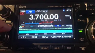 Log Entry 8 Video (IC-7300). NR & NB Demonstration