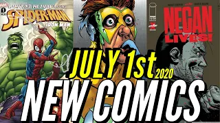 NEW COMIC BOOKS RELEASING JULY 1ST 2020 MARVEL & DC COMICS PREVIEW COMING OUT THIS WEEKS PICKS