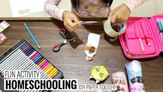 HOMESCHOOL CRAFT | DIY Bantal Kertas