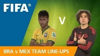 Brazil v. Mexico - Teams Announcement