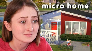 Can I build a micro home that's still functional in The Sims?