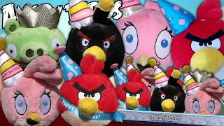 Happy Birdday Set - Angry Birds Plush