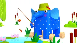 Woodventures 🌈 Fishing 🎣🐠 New Episode 🐶🦄 Cartoons collection 💛 Moolt Kids Toons Happy Bear