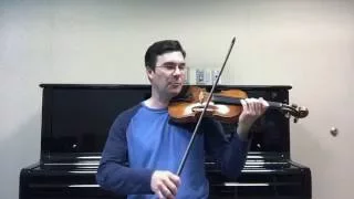 Practice violin speed and accuracy by grouping notes
