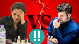 Sinful chess game | Tania Sachdev vs Magnus Carlsen 2