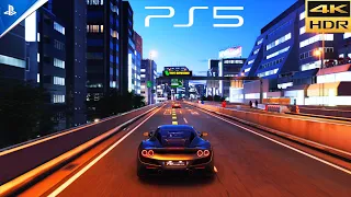 Gran Turismo 7 (PS5) - 2019 Ferrari F8 Tributo @Tokyo Expressway - Rain Effects | 4K 60FPS HDR
