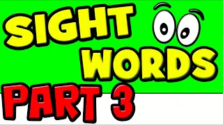 SIGHT WORDS for Kids #3 (Learn High Frequency Words with Sentences)