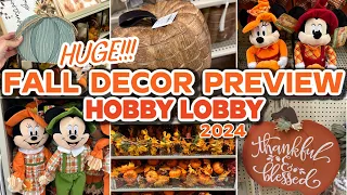 BRAND NEW!! FALL DECOR SHOP WITH ME AT HOBBY LOBBY 2024 | All New Fall Finds at Hobby Lobby 2024