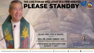 LIVE NOW | Holy Mass at the Diocesan Shrine for Sunday, August 1, 2021 (10am)