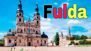 Fulda City Germany 🇩🇪 Walking tour -4k video