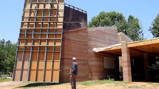 Rammed Earth Reveal - We Made a Slide - #100