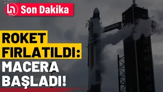 İlk Türk astronotu uzaya taşıyan roket ateşlendi!