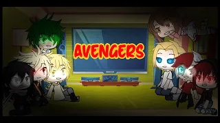 🤩😊BNHA react to.....(Avengers)(Gacha Life)😊🤩