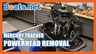 Mercury Tracker 40 Powerhead Removal | Mercury 40HP 2-Stroke Powerhead Removal | Boats.net