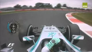 F1 2014 British GP Nico Rosberg Pole Lap
