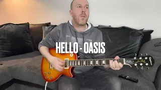 Hello by Oasis - Electric guitar cover