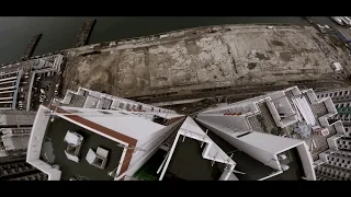 Hong Kong building dive madness