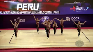 Peru (PER) - 2022 Aerobic Worlds, Guimaraes (POR) - Aerobic Dance Qualifications