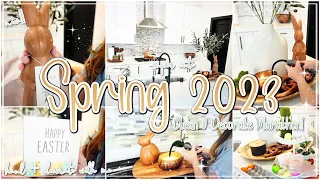 SPRING CLEAN AND DECORATE WITH ME || CLEAN AND DECORATE WITH ME 2023 || SPRING DECORATING MARATHON