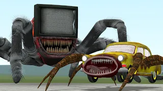 NEW TV EATER MONSTER VS CAR EATER AND OTHER in Garry's Mod!