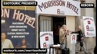 Morrison Hotel Reborn press conference and interior tour