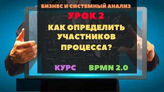 Урок 2 BPMN как определить участников процесса