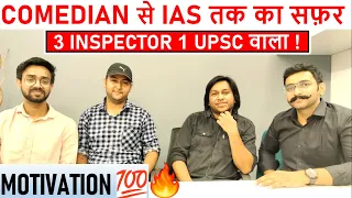 COMEDIAN से IAS तक का सफ़र | 3 INSPECTOR 1 UPSC वाले का Interview Motivation with @AshabAhmadAnsari