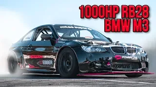 INSANE: 1000hp BMW E92 M3, 10k RPM RB26 drift MONSTER! The Driftsquid!