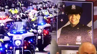 Slain Rookie New York Cop Gets Hero’s Funeral