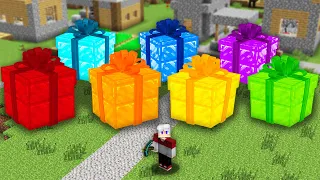 КТО ПОДАРИЛ МНЕ ОГРОМНЫЕ РАДУЖНЫЕ ПОДАРКИ В МАЙНКРАФТ 100% Троллинг Ловушка Minecraft ТОПОВСКИЙ