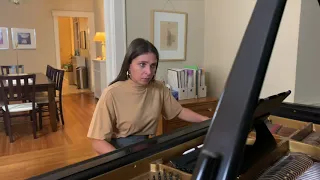 Three Pieces for Piano, No. 1, "Metal" (Theme and Variations) Ft. Brianna Matzke.