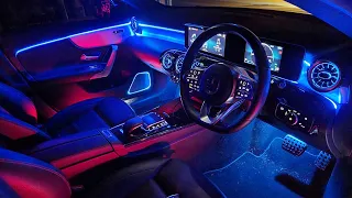 Full Mercedes Benz CLA W177/C118 Ambient Light Install | Vents + Speaker RGB LED Car Interior