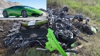 Lamborghini Huracan Crash at 330km/h on Autobahn