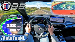 HE DOES NOT LIKE this ALPINA B5 | *322KM/H 200MPH* AUTOBAHN POV by AutoTopNL