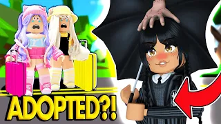 I WAS ADOPTED BY WEDNESDAY ADDAMS IN ROBLOX!