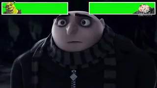 Shrek VS Gru With Healthbars