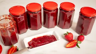 Gem de căpșuni fără conservant, cu bucăți mari de fruct - rețeta fără multă fierbere | Savori Urbane