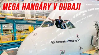 Největší hangáry na údržbu Airbusů A380. Návštěva Emirates Engineering v Dubaji