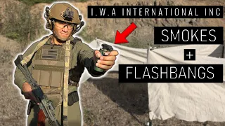 Testing out IWA's Smoke Grenades and Flashbangs